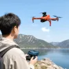 Orange drone aerial photography remote control aircraft high-definition camera stabilizer details Picture